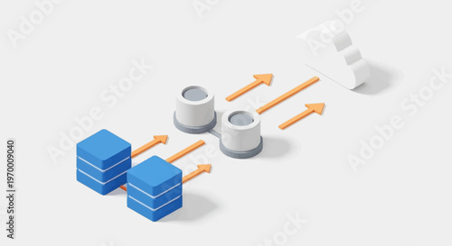 Data transfer and synchronization process.