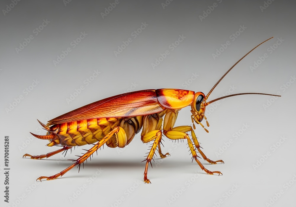 Fototapeta premium A close-up photo of a cockroach