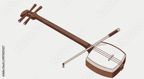 Erhu Chinese Violin String Instrument Musical