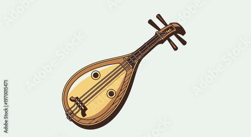 Oud instrument traditional middle eastern stringed musical instrument