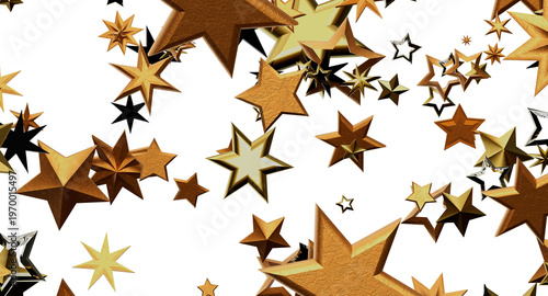 Abstract gold stars background. Festive and celebratory design for various applications. Perfect for holidays and specia