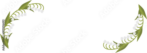 スズランのフレーム