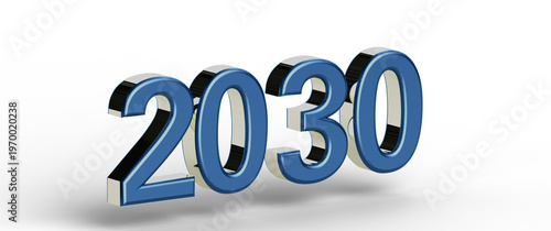 3D rendering of the year 20...