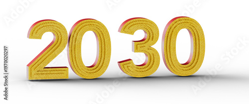 3D render of the year 2030 ...