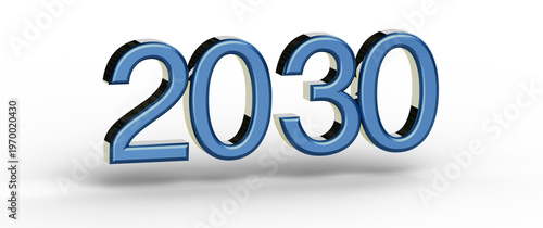 3D render of the year 2030 ...