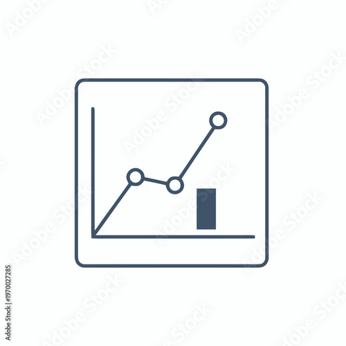 Visual representation of analytical data and financial trends, illustrating business growth, market performance, and statistical information for strategic decision-making
