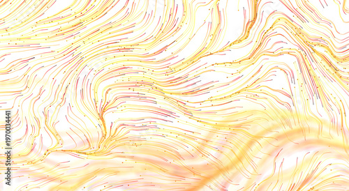 Abstract art with flowing l...