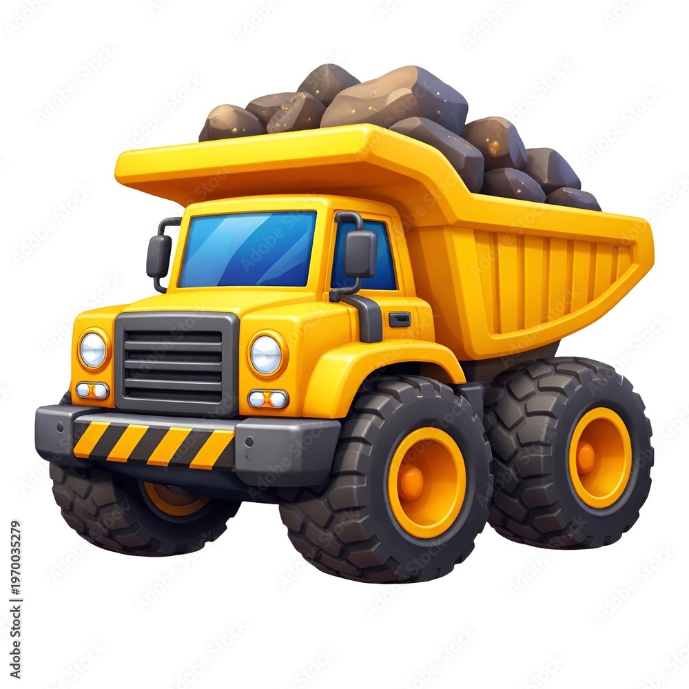 Obraz premium toy truck isolated