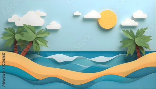 summer beach background