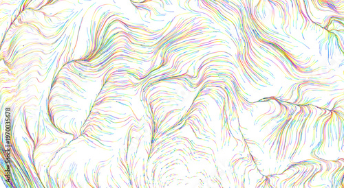 Abstract colorful wavy line...