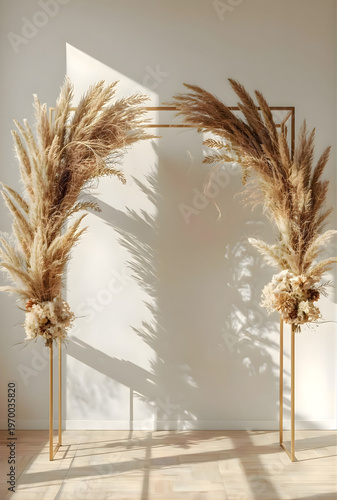 ears of wheat on white background