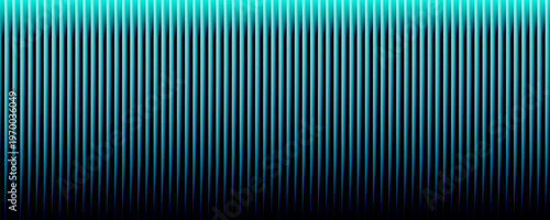Illustration of a mesmerizing display of vertical lines in shades of blue and teal, creating a visually appealing background with a sense of depth and modern aesthetic