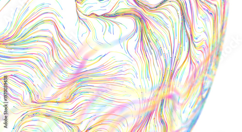 Abstract artwork featuring ...