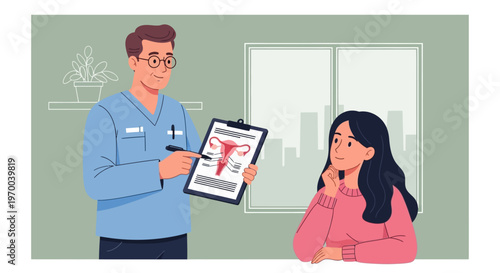 Doctor discusses conception awareness with donor on International Day