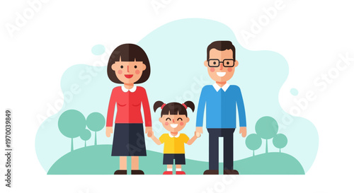 A family with a donor on International Awareness Day promotes conception.