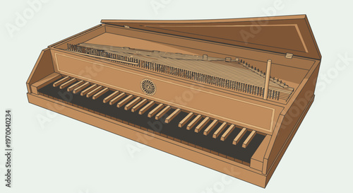 High quality digital piano keyboard instrument