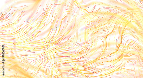 Abstract flowing lines patt...