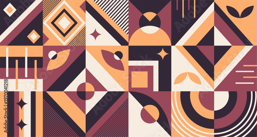 Modern Abstract Geometric Pattern Background