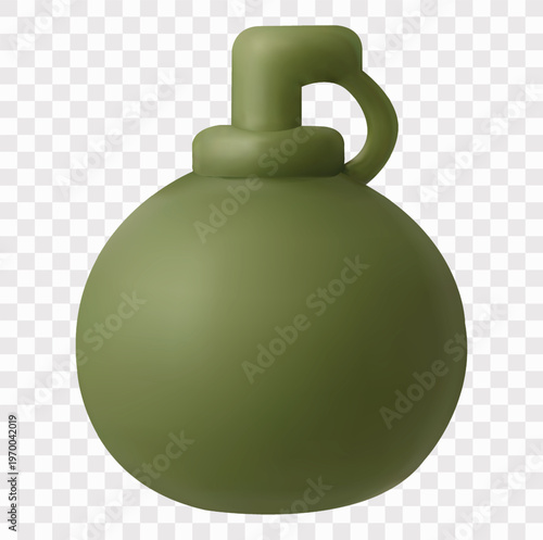 Military and Army Equipment Vector Icon Set | 3D icon set | grenade
