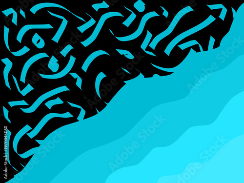 Hand drawn bold scribble arrows. Random blue arrow vectors.