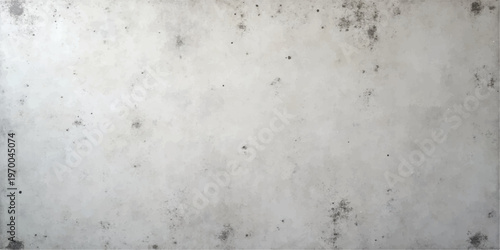 A rough grey concrete wall background with a weathered grunge texture and old vintage cement pattern creates a dirty blank surface for retro industrial design
