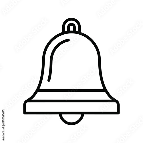 Bell icon, symbolizing notification, alert, sound, announcement, and information.