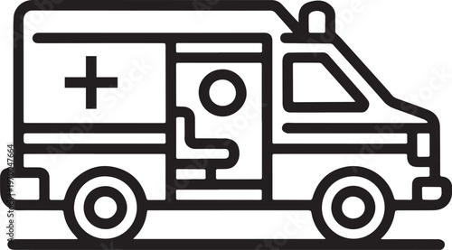 QR Code Technology Line Icon