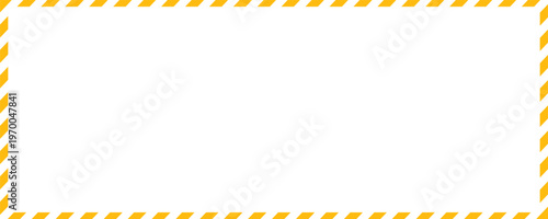 Warning yellow black red diagonal stripes line. Safety stripe warning caution hazard danger road vector sign symbol. Long danger ribbon. Vector illustration on white background. EPS file 112.