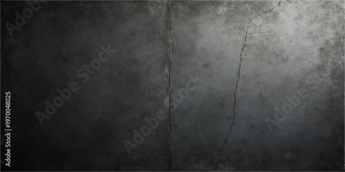 A dark and dirty vintage backdrop featuring a textured grunge metal surface blended with an old gray concrete wall pattern for a blank black design wallpaper