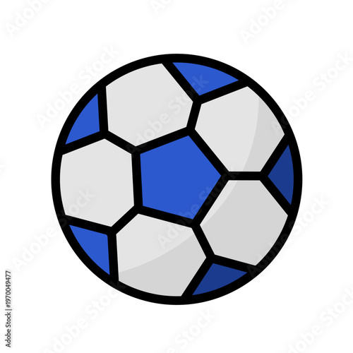 Soccer ball, - simple  vector icon