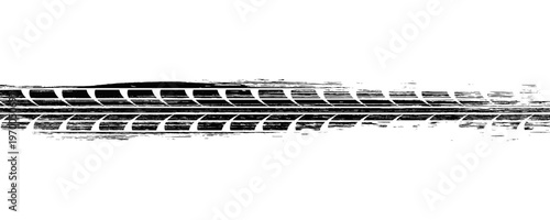 Black tire marks on road, Black rubber tire marks and tread marks, Tire trace track wheels texture and background,