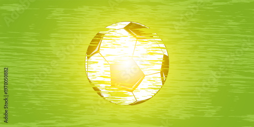 Football seamless pattern. Ball texture background. Flat style. Repeating ball pattern. Soccer ball pattern. Vector illustration.