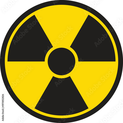 Foto Radiation and  nuclear symbol