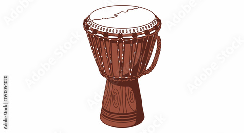 Djembe Drums African Percussion Instrument Handmade Drum