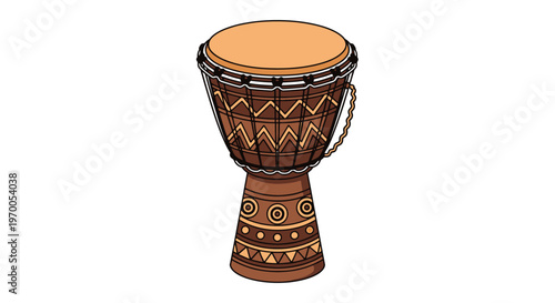 Djembe Drum Illustration