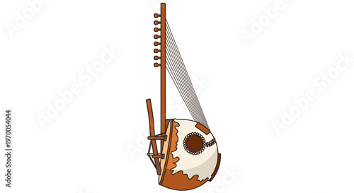 Koto Japanese Traditional Stringed Musical Instrument