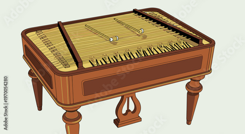 Dulcimer musical instrument traditional American folk music