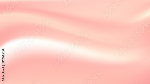 Принти на полотні Soft peach wave gradient background with pastel pink and coral tones