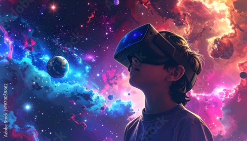 Immersive VR Experience - A Journey Through the Cosmos with Virtual Reality.