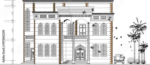 Canvastavla Professional Grade AutoCAD Design for a Commercial Street-Front Building Featuri
