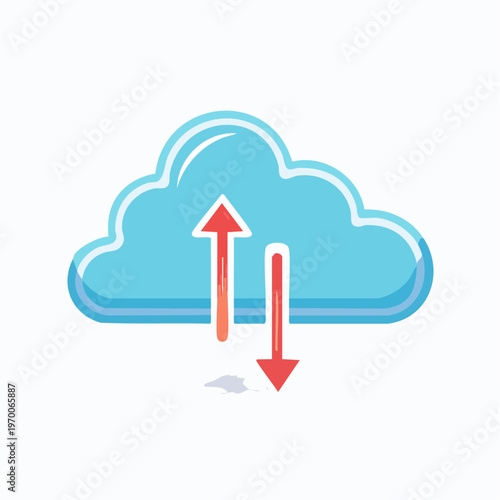 Cloud Upload Download Icon