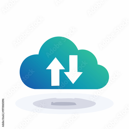Cloud Upload Download Icon