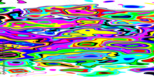 vibrant psychedelic liquid waves flowing through a surreal neon dreamscape with dynamic abstract contours and hypnotic fluid patterns