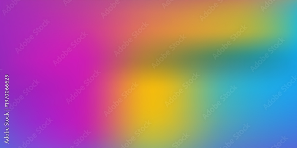 Obraz premium Vibrant Holographic Liquid Mesh Gradient Background with Magenta and Blue