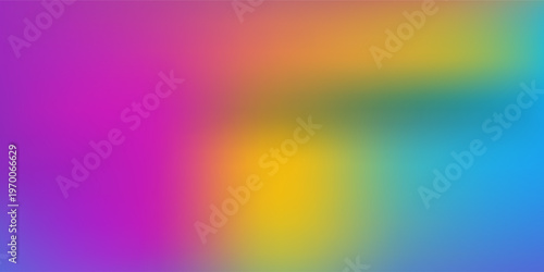 Vibrant Holographic Liquid Mesh Gradient Background with Magenta and Blue