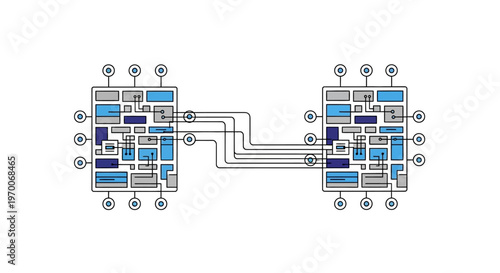 Microchip electronic circuit board design.