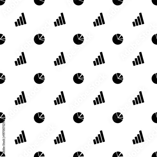 Bold business icon pattern high contrast minimal style