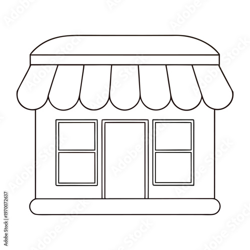 Elegant boutique storefront with a large glass window displaying stylish fashion pieces, warm lighting, and inviting modern design that attracts shoppers passing by on the street.!
