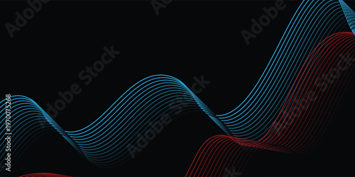 Royalty-free abstract blue orange background. High quality image. Light leaks. Can use overlay. VECTOR CURVE WAVE BCKGROUND EPS10