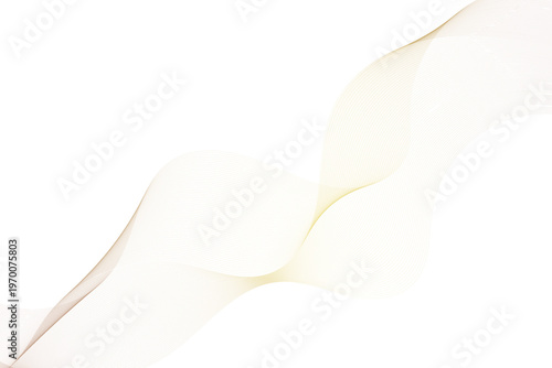 Abstract flowing wave lines on a clean vector illustration elegant smooth curves for digital art and graphic design